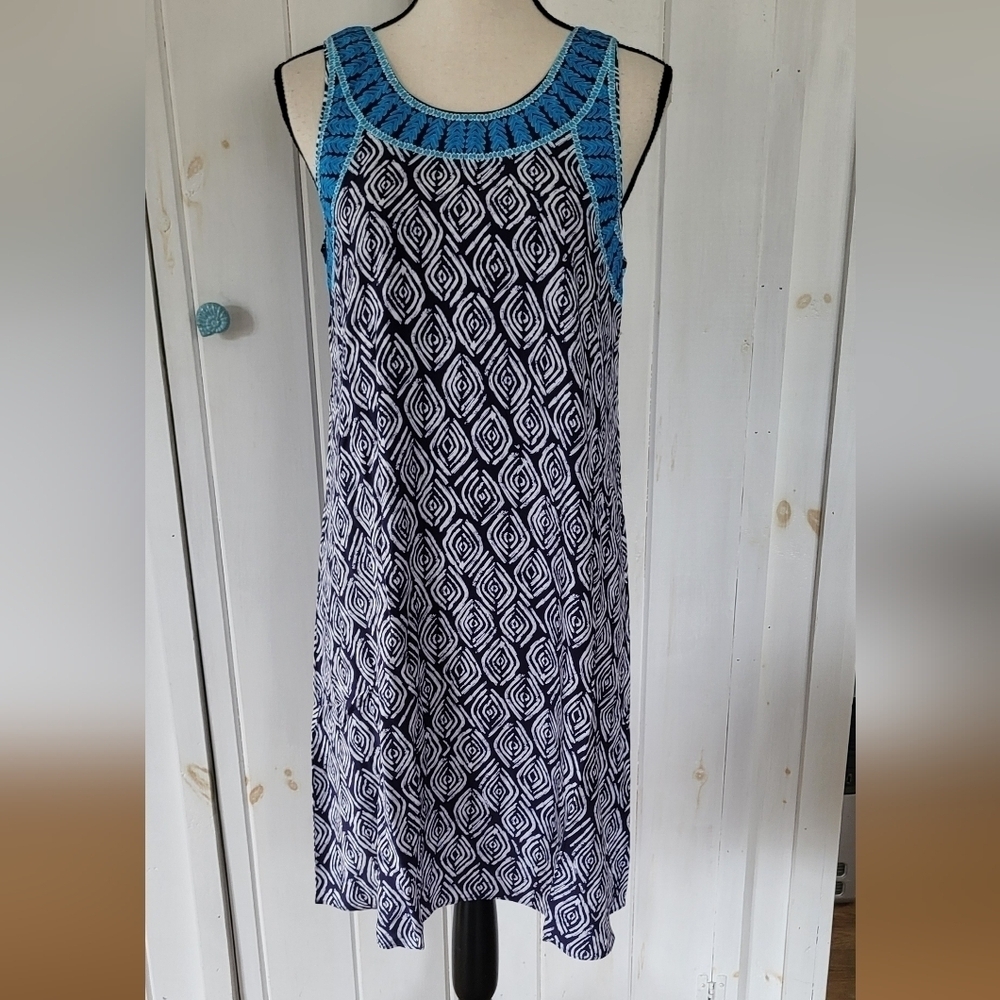 Hatley Meghan Shoreline Ripples Sleeveless Dress